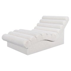 Mid-Century Modern “Wave” Chaise Lounge Styled After Adrian Pearsall