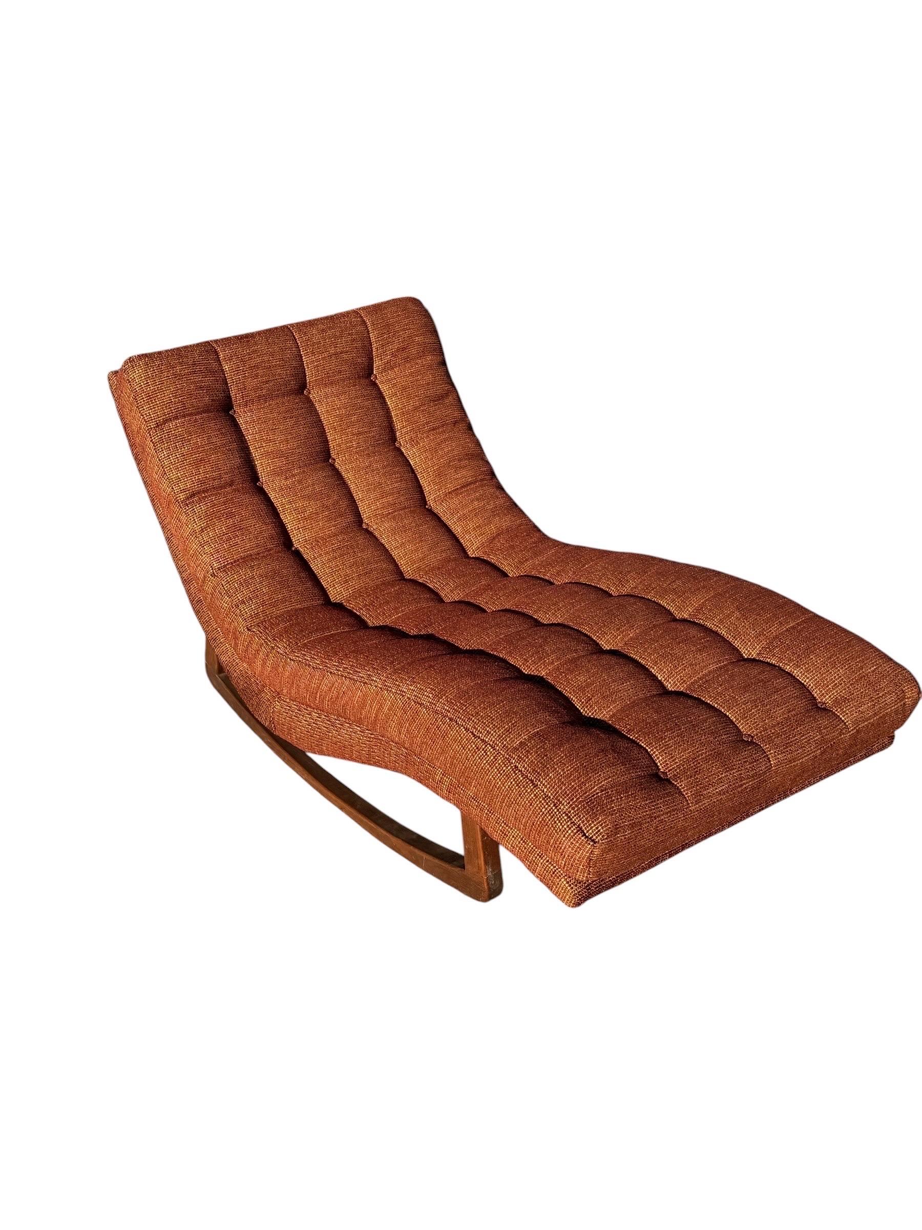 Mid-Century Modern Wave Rocking Chaise Lounge, in Style of Adrian Pearsall Bon état - En vente à Brooklyn, NY