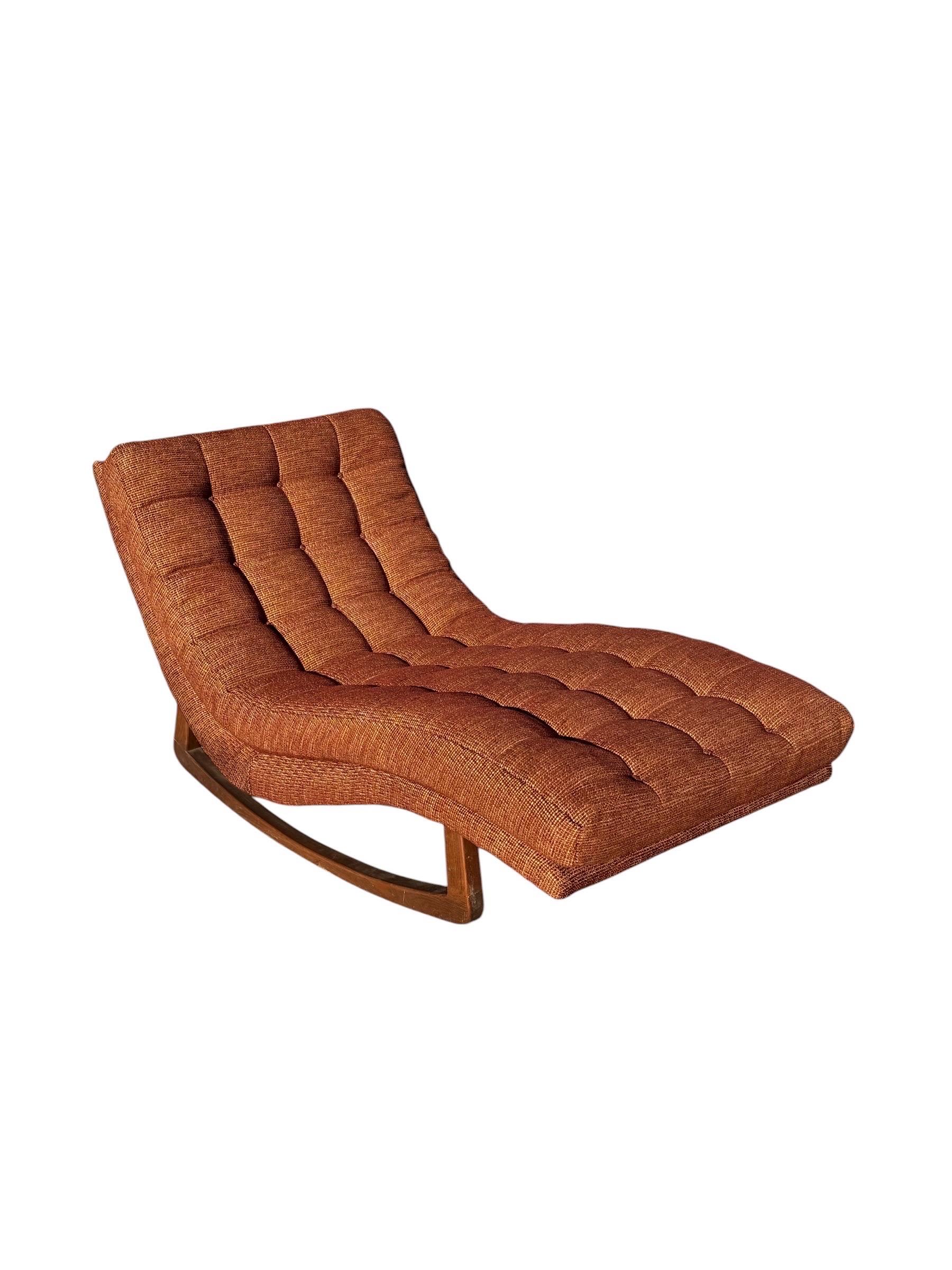Mid-Century Modern Wave Rocking Chaise Lounge, in Style of Adrian Pearsall en vente 2