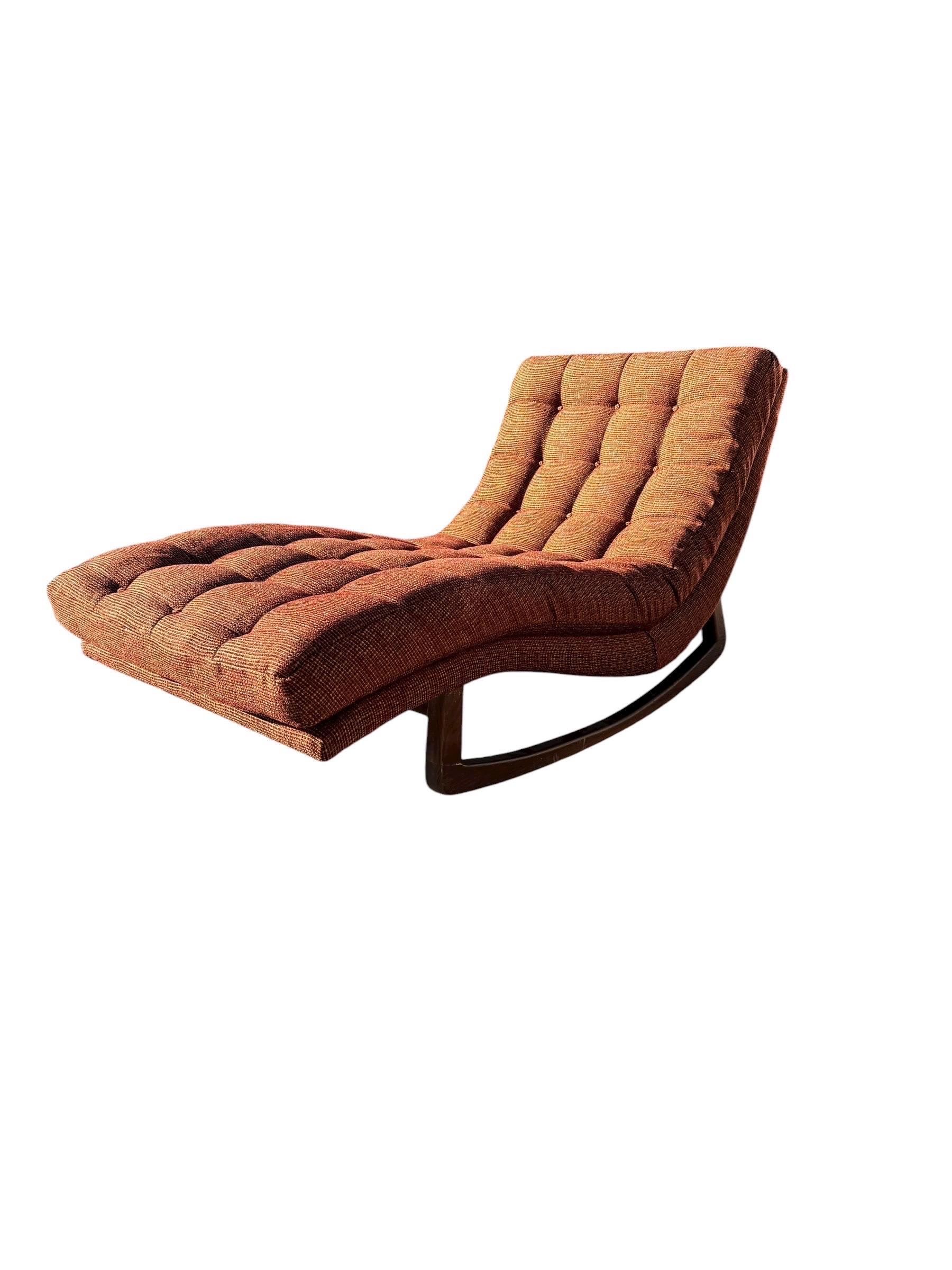 Mid-Century Modern Wave Rocking Chaise Lounge, in Style of Adrian Pearsall en vente 3