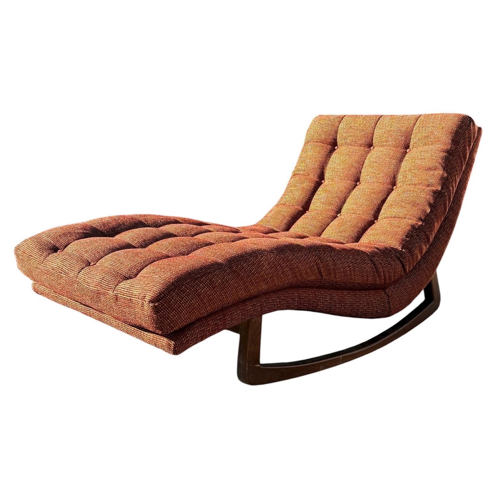 Mid-Century Modern Wave Rocking Chaise Lounge, in Style of Adrian Pearsall en vente