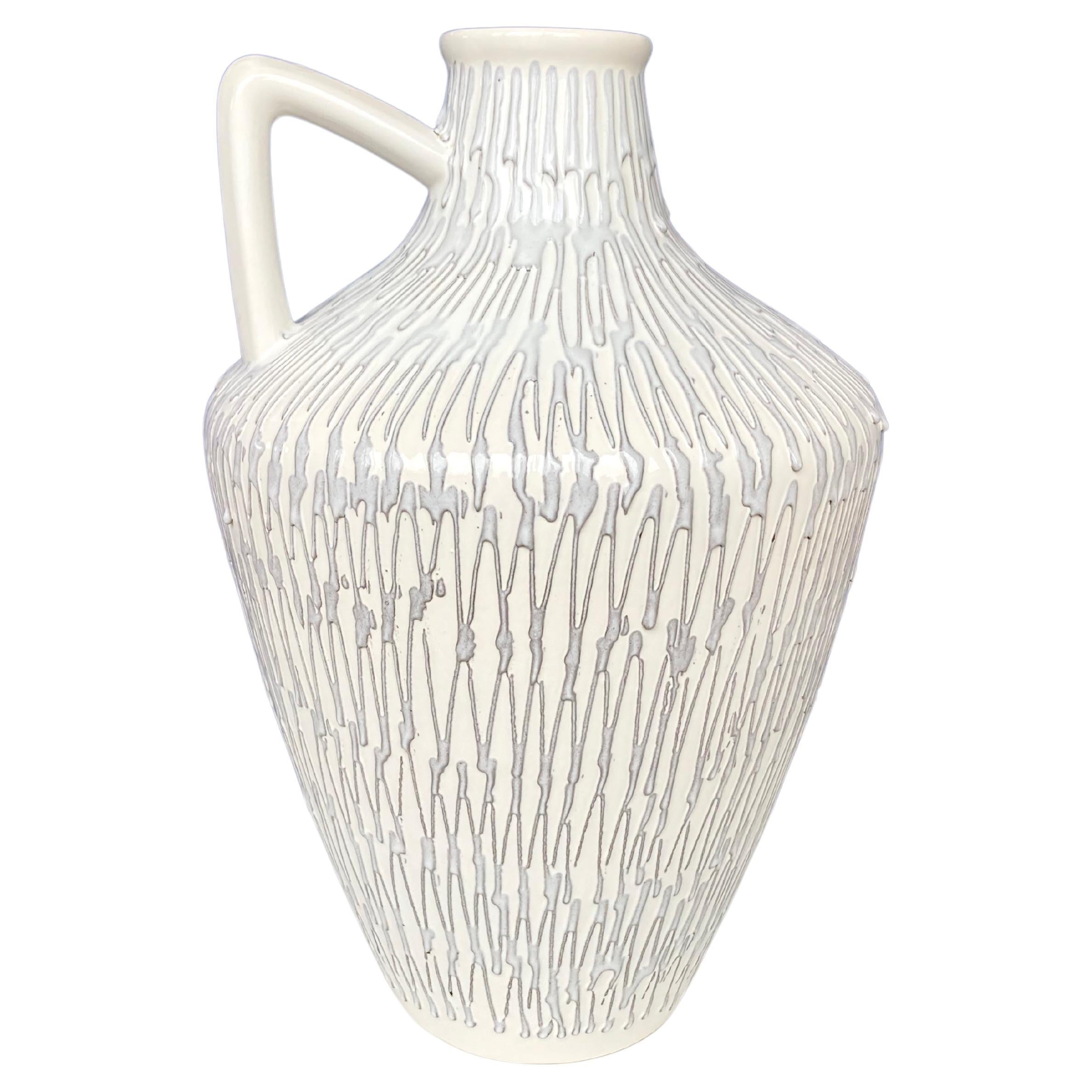 Mid-Century Modern West German Fat Lava Pottery Vase by Ilkra Edel Keramik For Sale