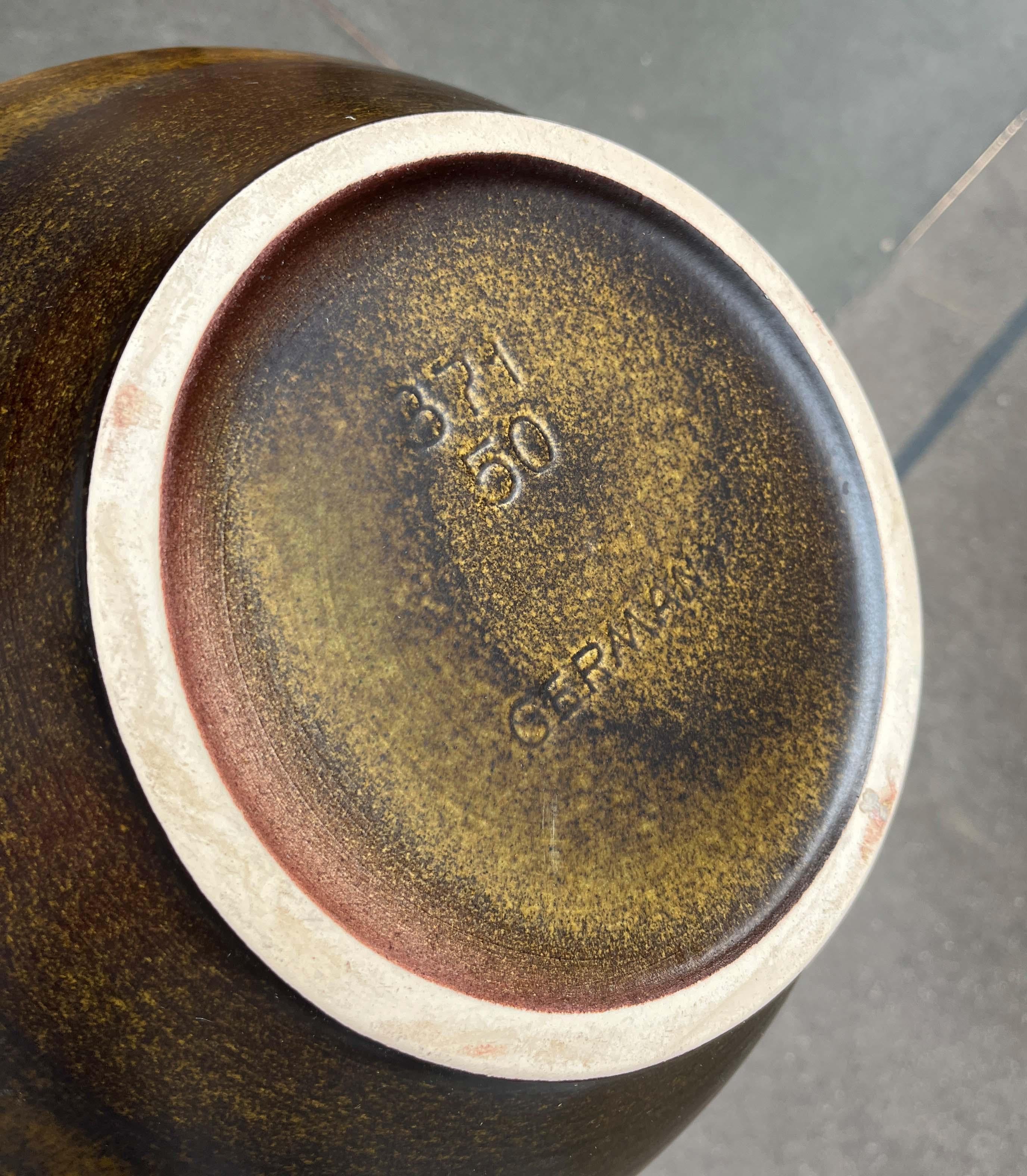 Vase de sol en poterie West German Modernity de Dümler & Breiden, années 1960 en vente 7