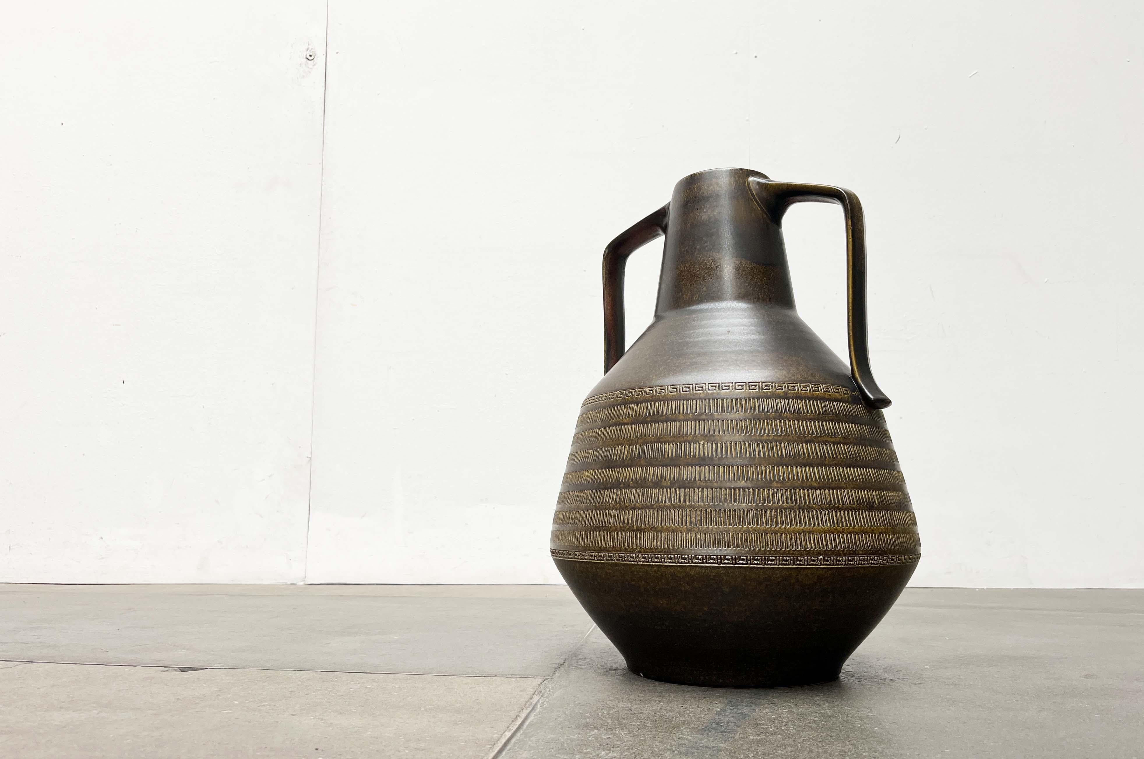 Mid-Century Modern Vase de sol en poterie West German Modernity de Dümler & Breiden, années 1960 en vente