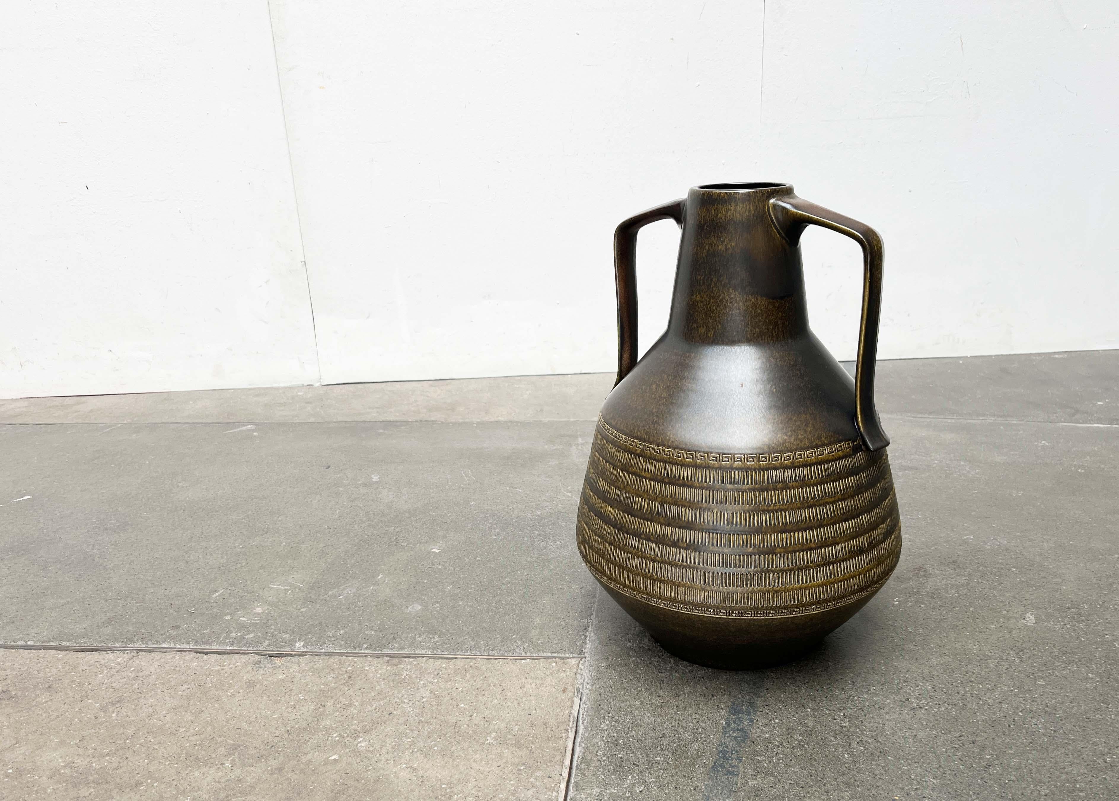 Allemand Vase de sol en poterie West German Modernity de Dümler & Breiden, années 1960 en vente