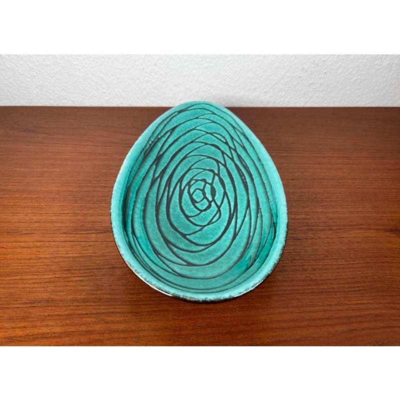 Mid-Century moderno Ciotola WGP in ceramica West German Pottery di Steuler, anni '60, moderna e di metà secolo. in vendita
