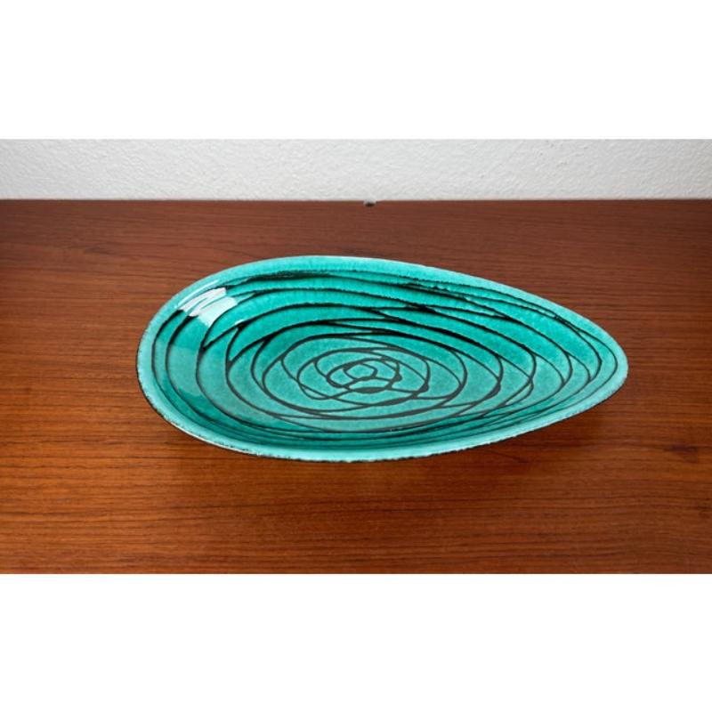 XX secolo Ciotola WGP in ceramica West German Pottery di Steuler, anni '60, moderna e di metà secolo. in vendita