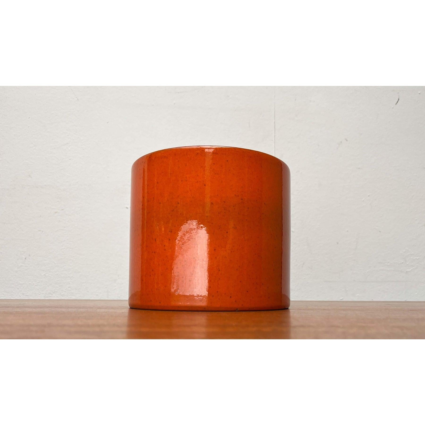 Mid-Century Modern West German Pottery WGP Planter, 1960s For Sale 11