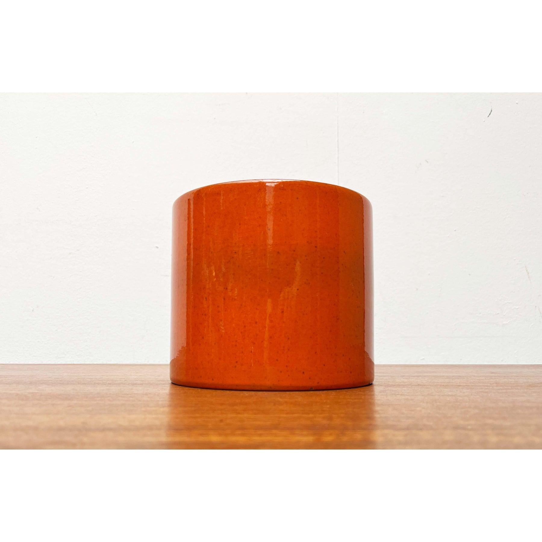 Mid-Century Modern West German Pottery WGP Planter, 1960s For Sale 12