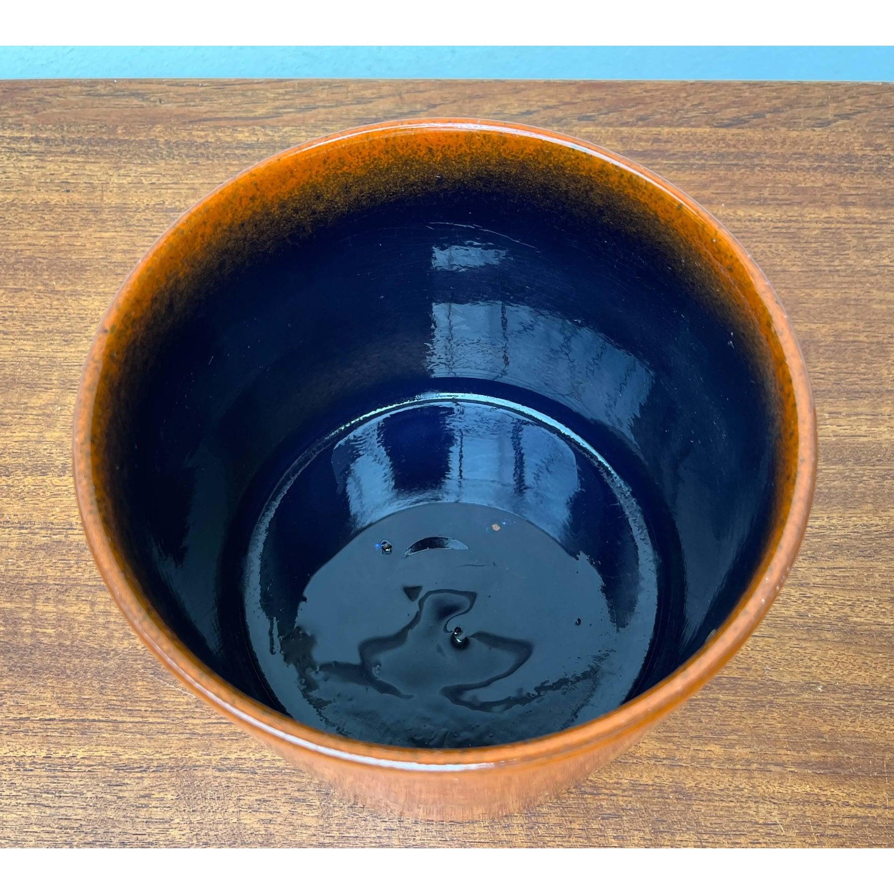20th Century Mid-Century Modern West German Pottery WGP Planter, 1960s For Sale