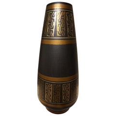 Mid-Century Modern West Germany Convex Vase Deco Elements Mid-Century Modern West Germany Convex Vase Deco Elements