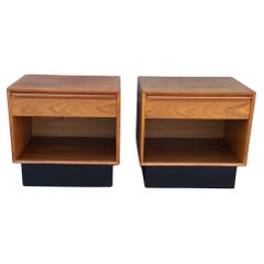 Mid Century Modern Westnofa Nightstands, a Pair