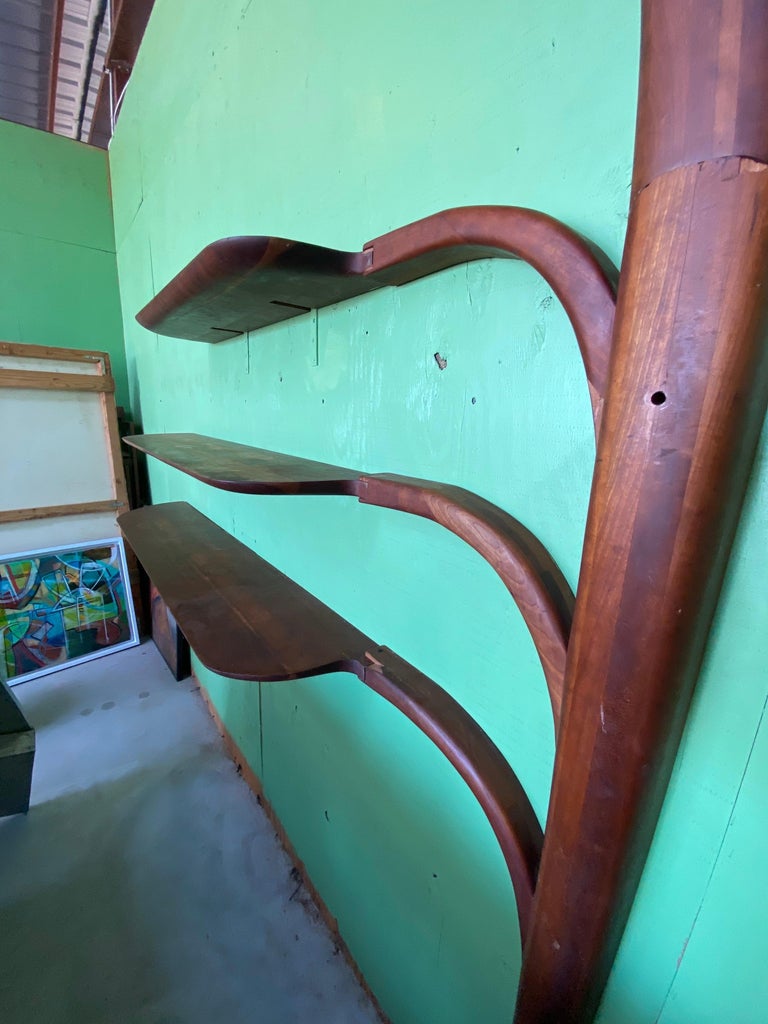 Vintage Whale Tail Wall Shelf at 1stDibs