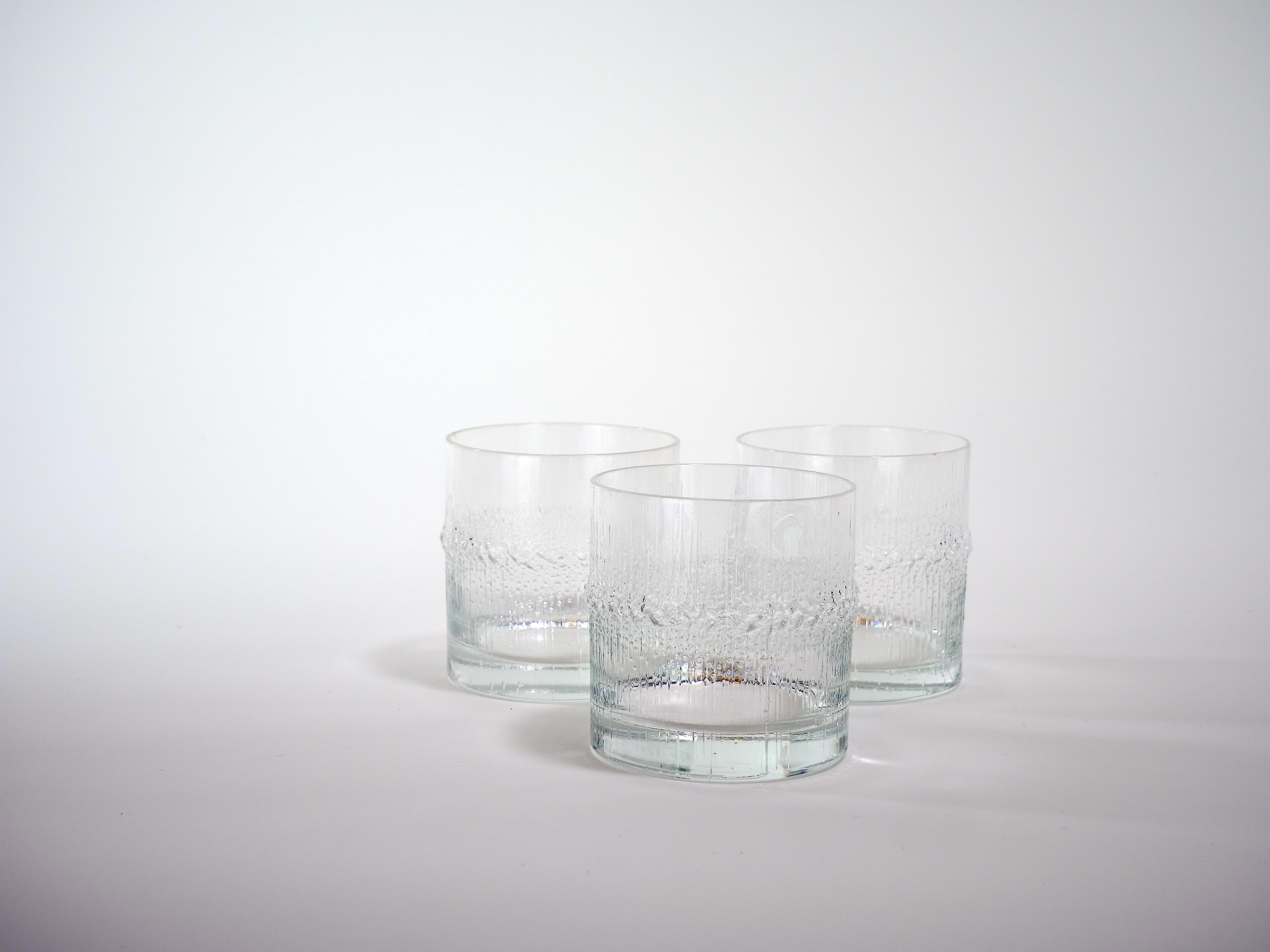 Crystal Mid-Century Modern Whiskey / Drinks  Barware Service For Sale