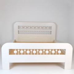 Mid-Century Modern White Acabus Bed, Eero Aarnio, Asko 1970s