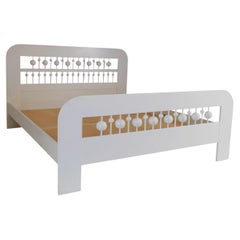 Mid-Century Modern White Acabus Bed, Eero Aarnio, Asko 1970s