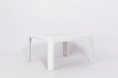 Mid-Century Modern White Coffee Table, Ernst Moeckl, Germany, 1960s