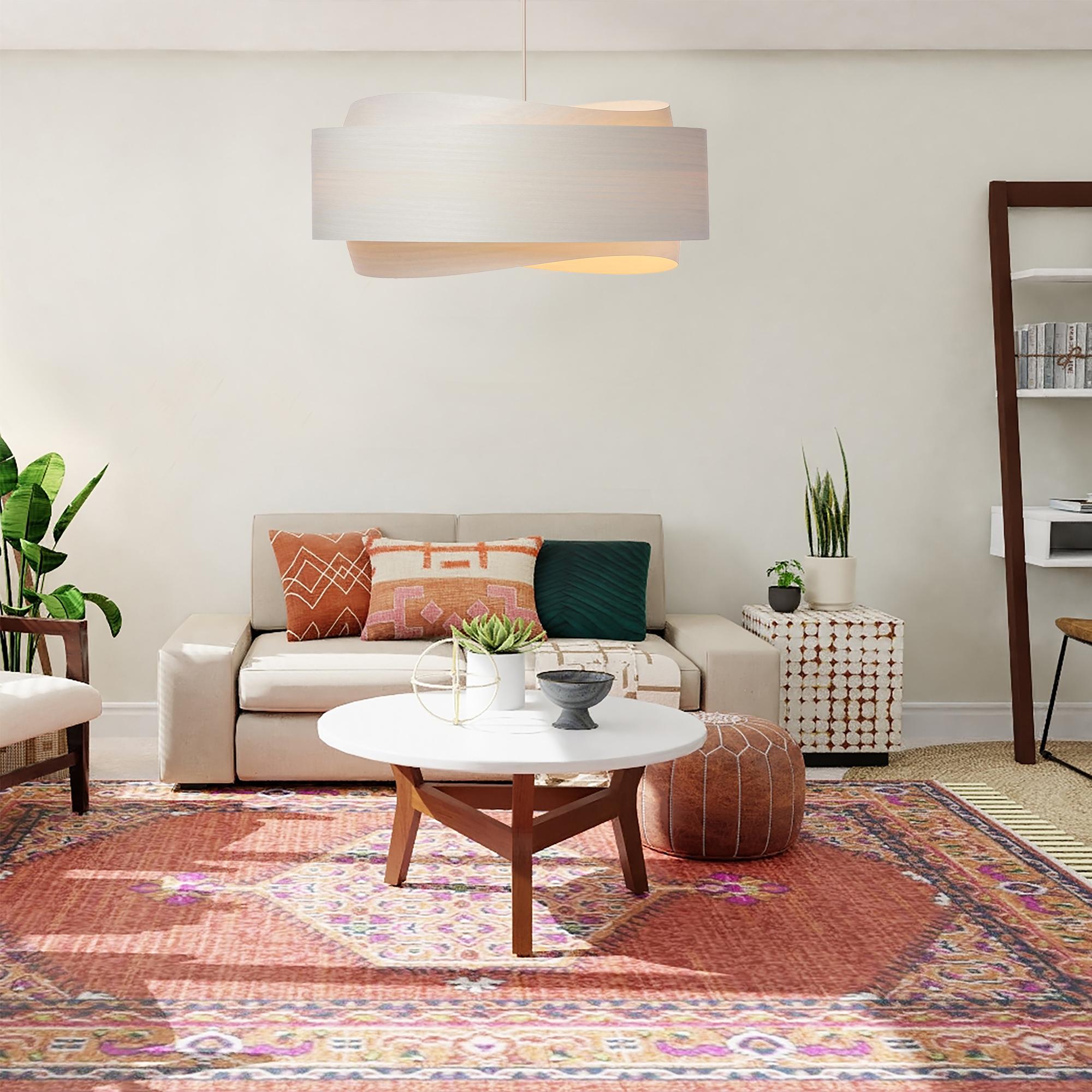 Scandinavian Modern Mid Century Modern White Eco Wood 30