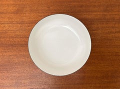 Mid-Century Modern White Enamel Bowl by Kaj Franck for Finel, Finland, 1960s