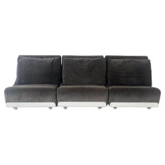 Used Mid-Century Modern White Grey Orbis Sofa by Luigi Colani, Germany, 1970s