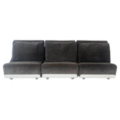 Mid-Century Modern White Grey Orbis Sofa by Luigi Colani, Germany, 1970s