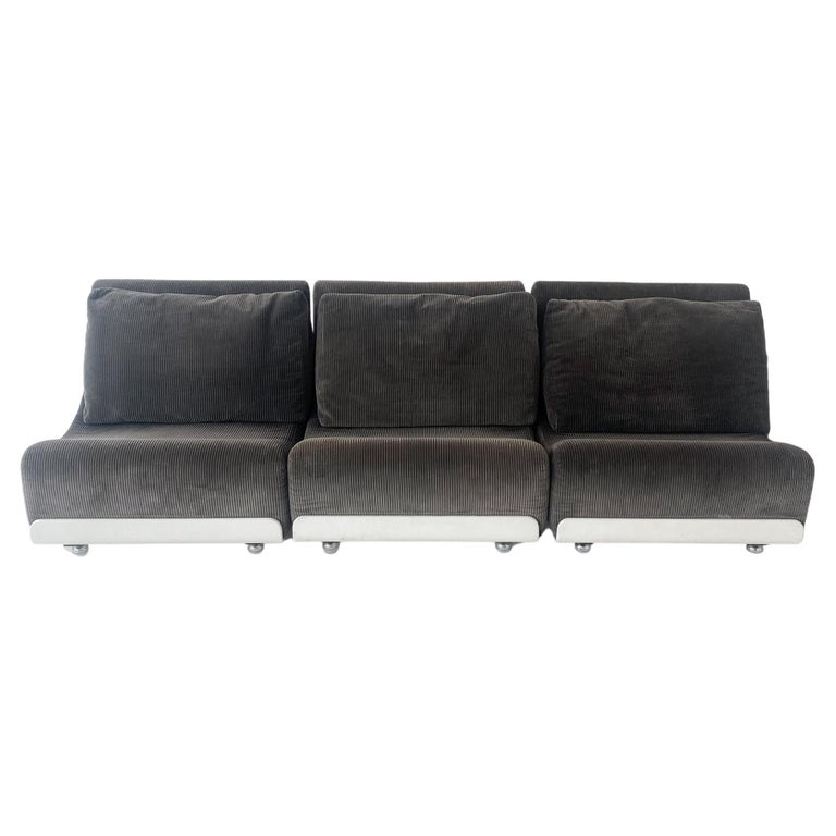 Mid-Century Modern White Grey Orbis Sofa by Luigi Colani, Germany, 1970s  For Sale at 1stDibs