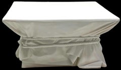 Mid-Century Modern White John Dickinson Style Cast Fiberglass Coffee Table