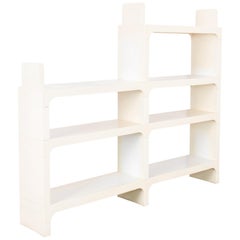 Mid-Century Modern White Modular Shelves by Olaf von Bohr