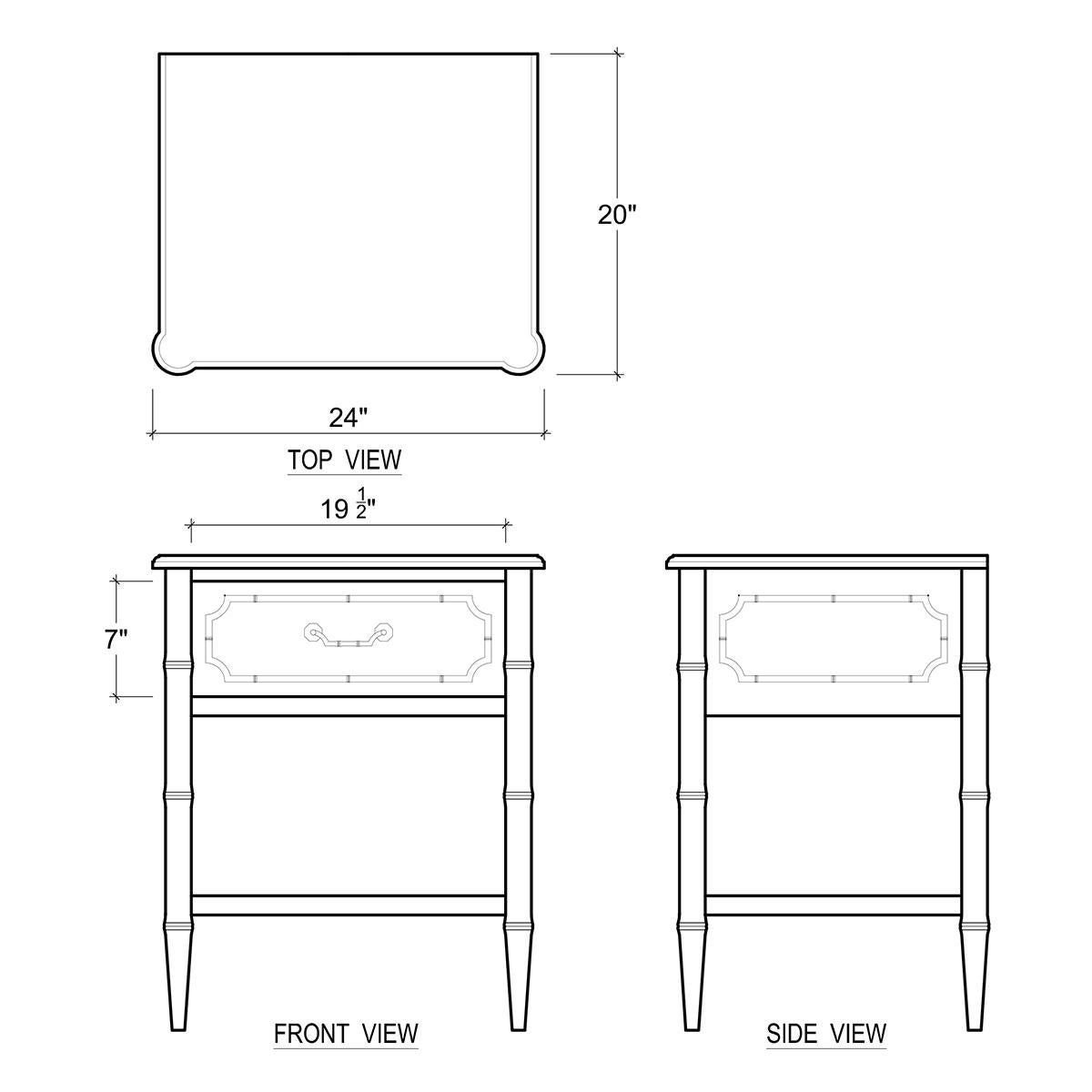 XXIe siècle et contemporain Table d'extrémité peinte en blanc mi-siècle moderne en vente