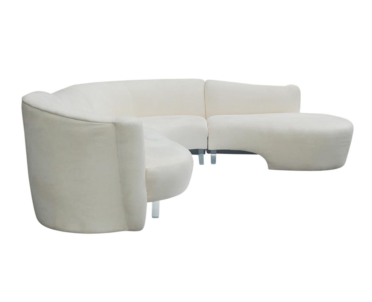 modern white sectional sofa