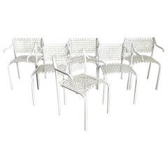 Sedie da pranzo Sof-Tech bianche di David Rowland per Thonet, in stile Mid Century Modern.