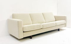 Mid-Century Modern White Three Seater Sofa by Hans Wegner, Denmark, 1960s