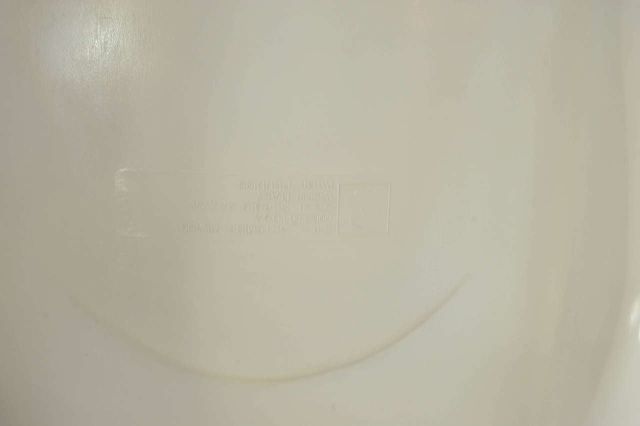 Chaise Toga blanche de Sergio Mazza pour Artemide, mi-siècle moderne en vente 1