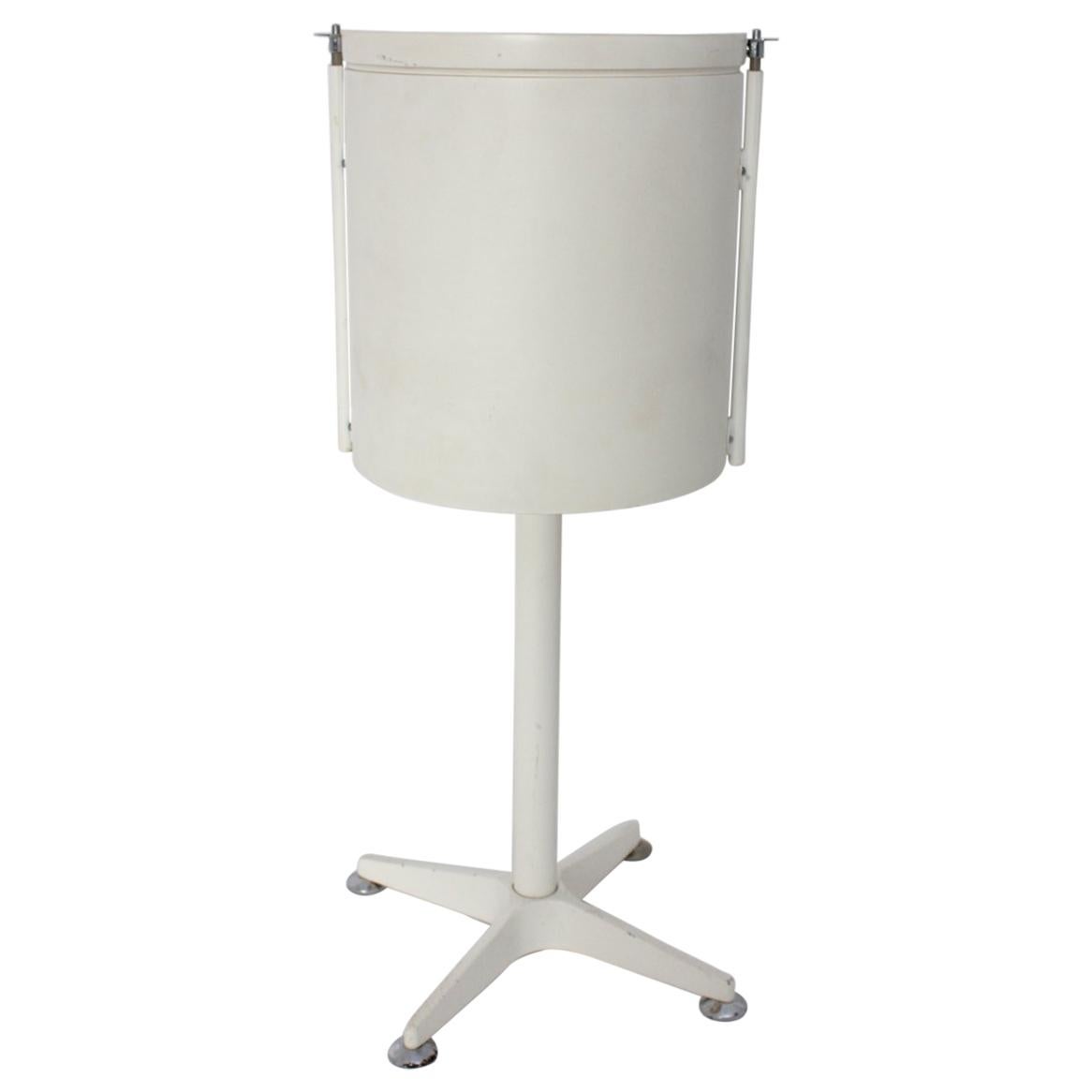 Mid-Century Modern White Plastic Vanity by Bremshey 1960s Germany For Sale