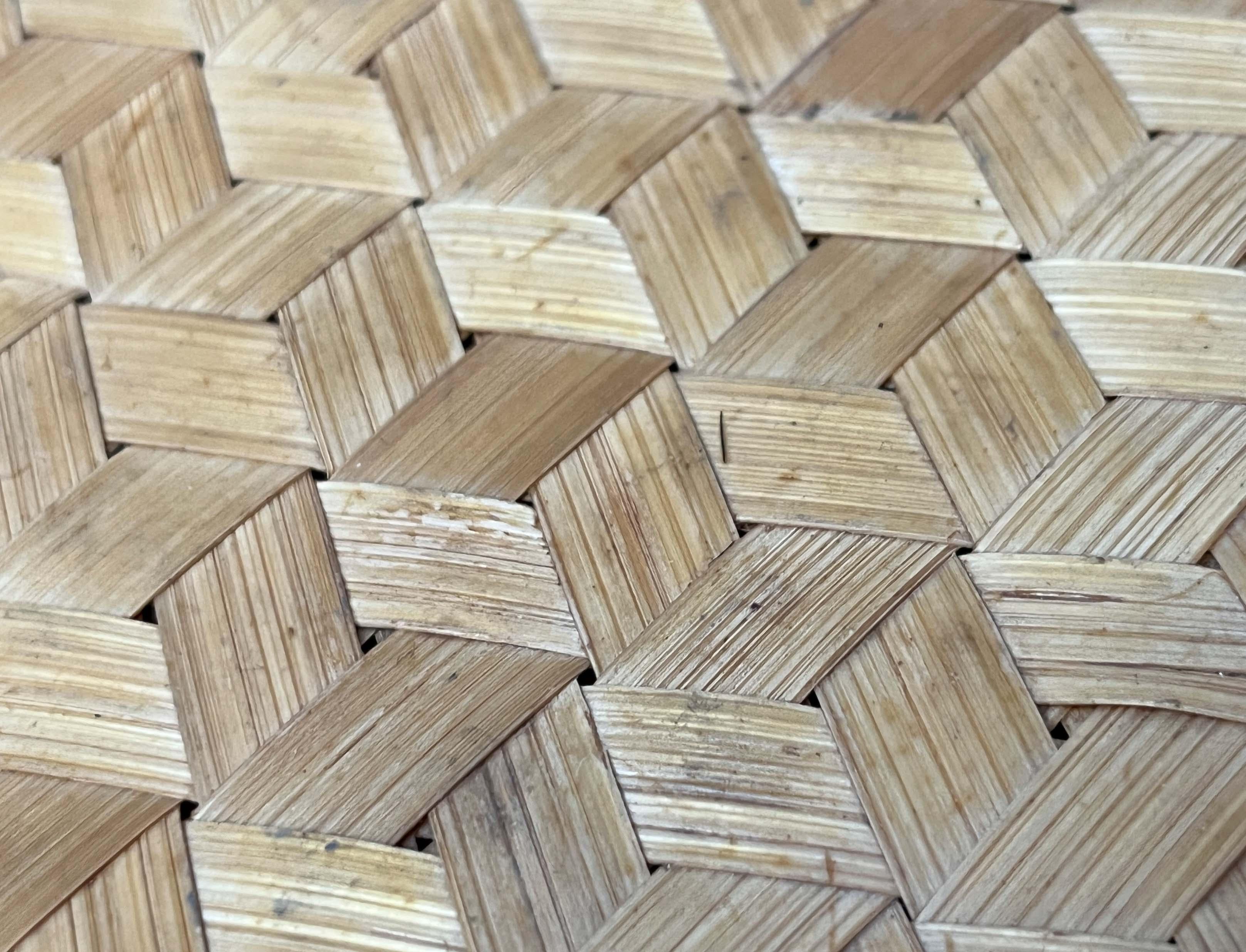 Ciotola di vimini moderna di metà secolo, anni '60 in vendita 8