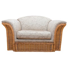 Mid-Century Modern Wicker Chair