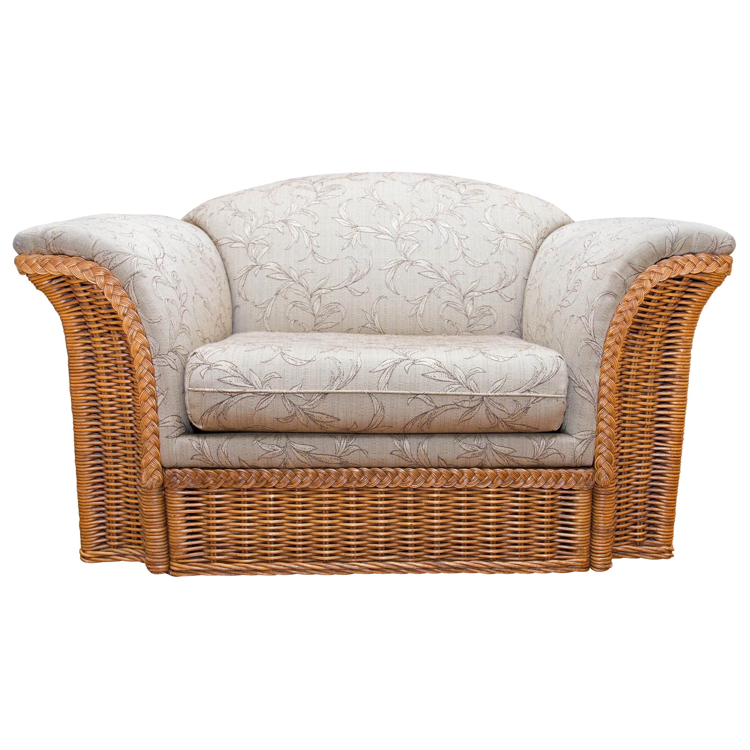 MidCentury Modern Style Wicker Chairs For Sale at 1stdibs