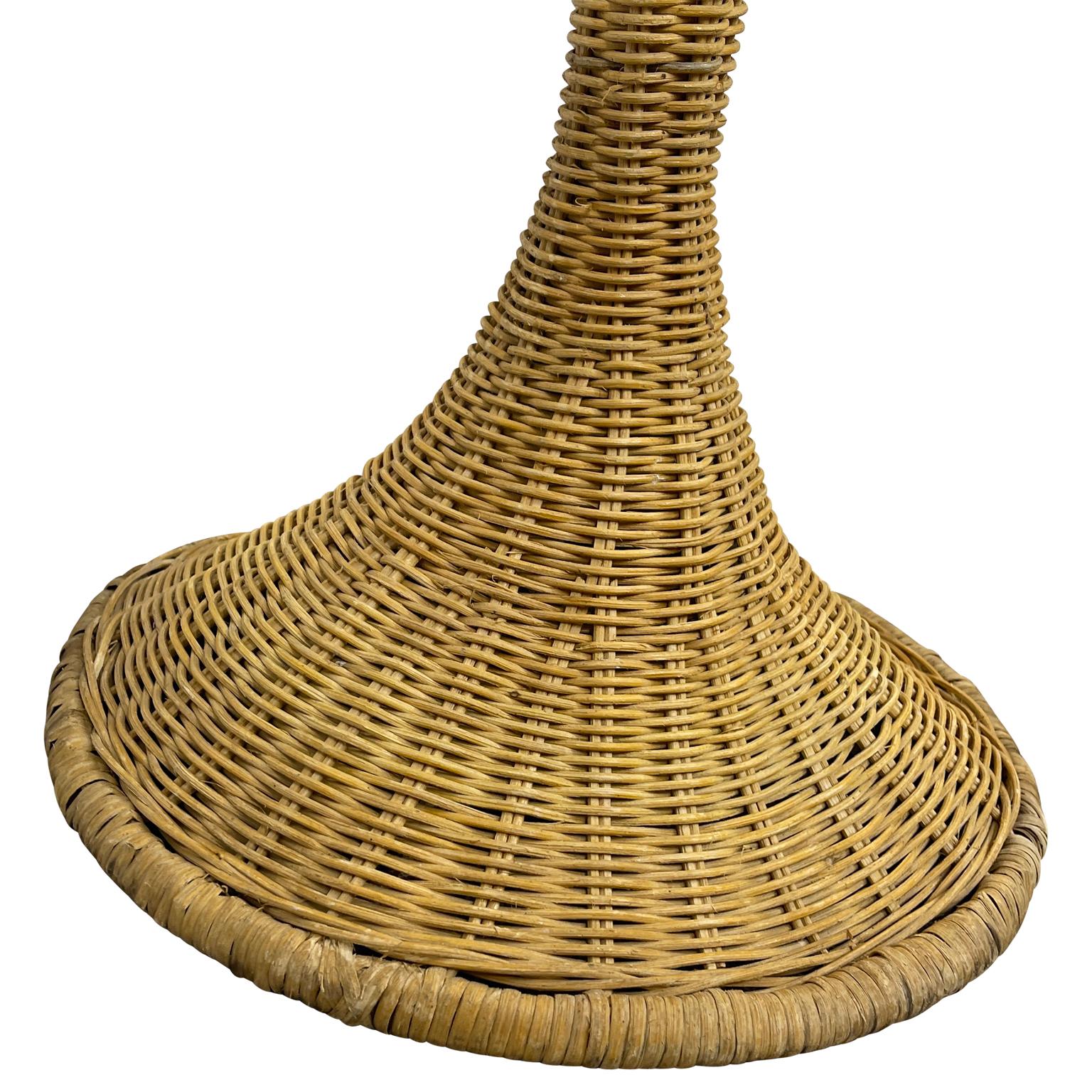 wicker lamp floor