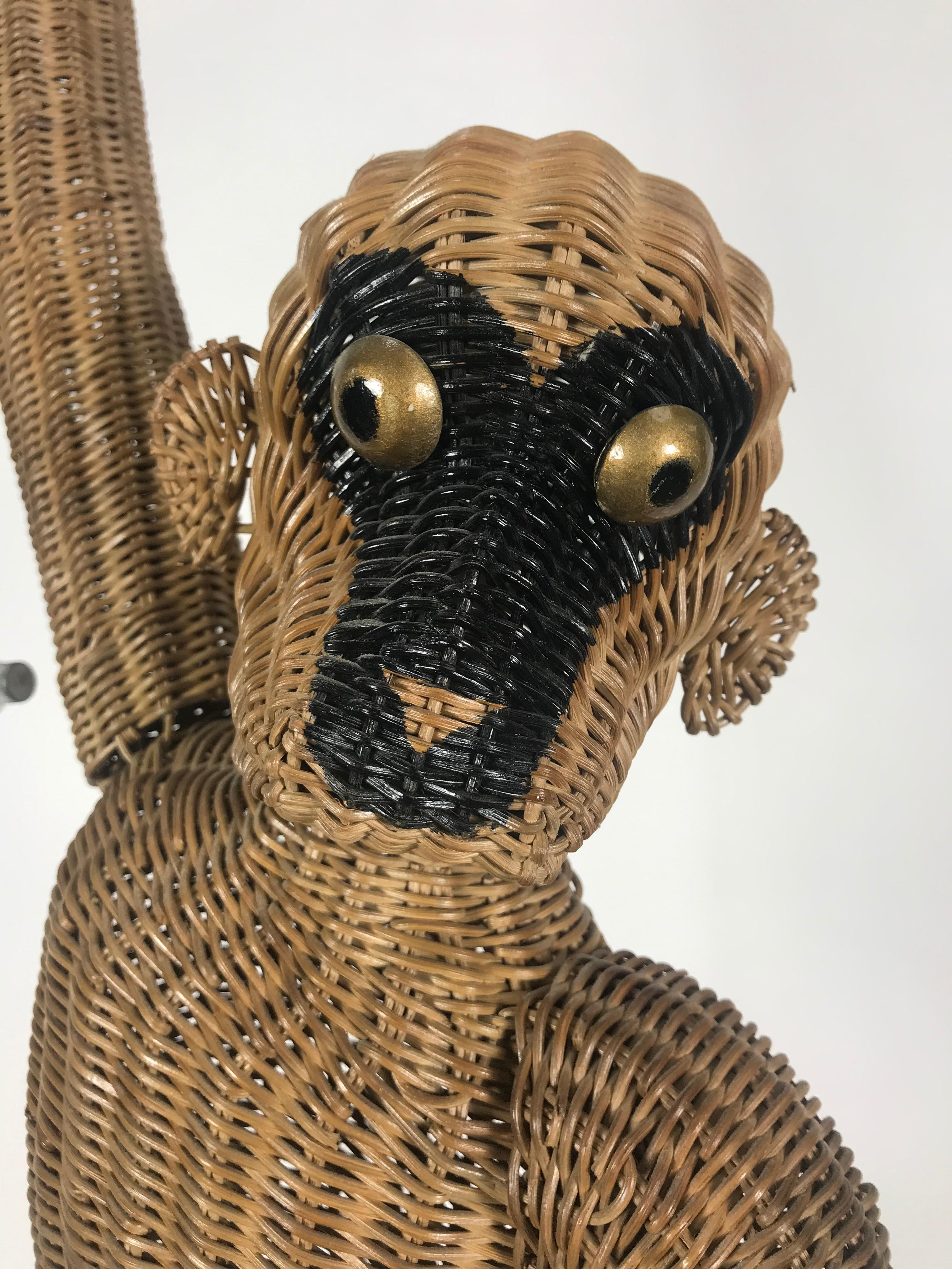wicker monkey