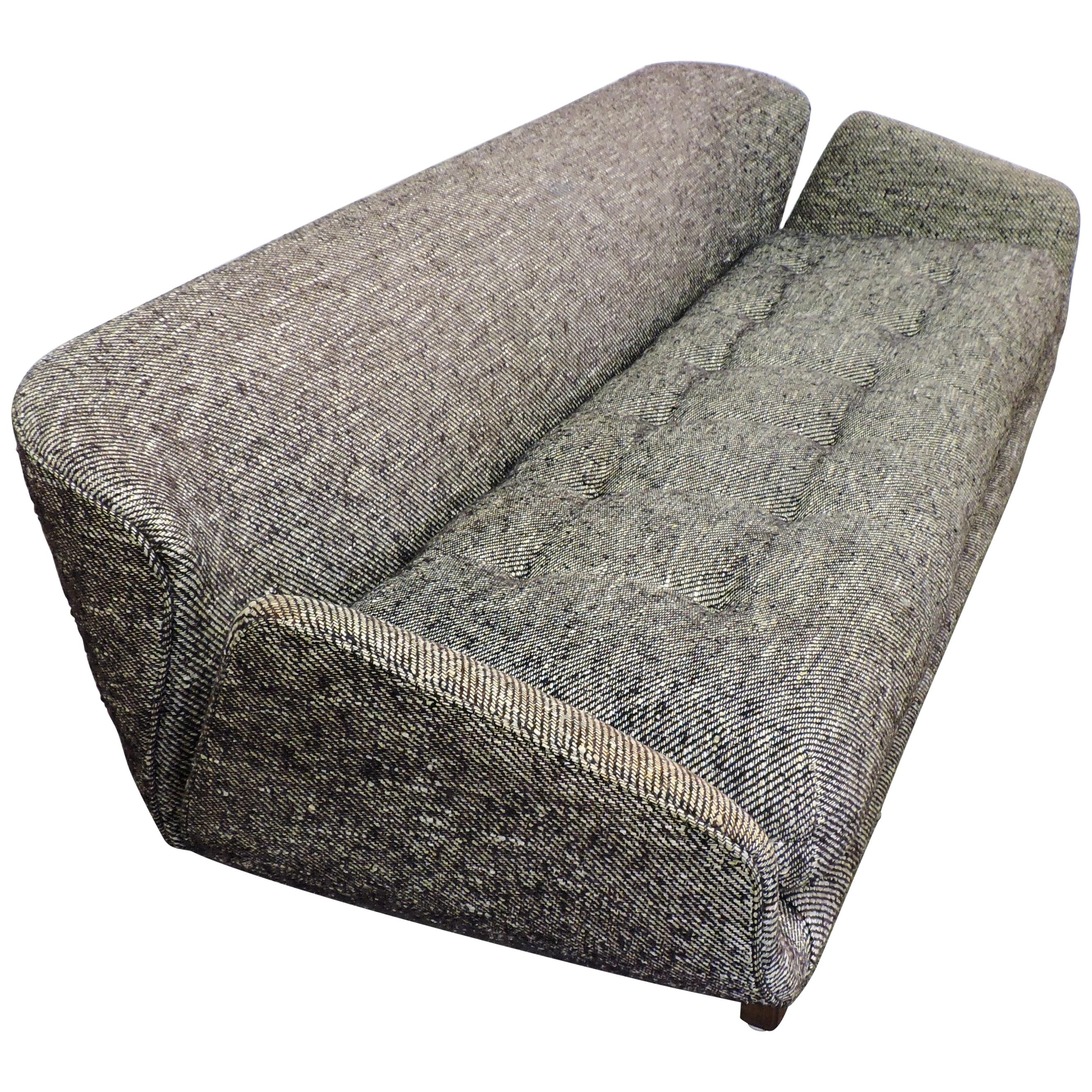 Mid-Century Modern Wieland Sofa von OB Solie mit geschwungener Rückenlehne und Armlehnen