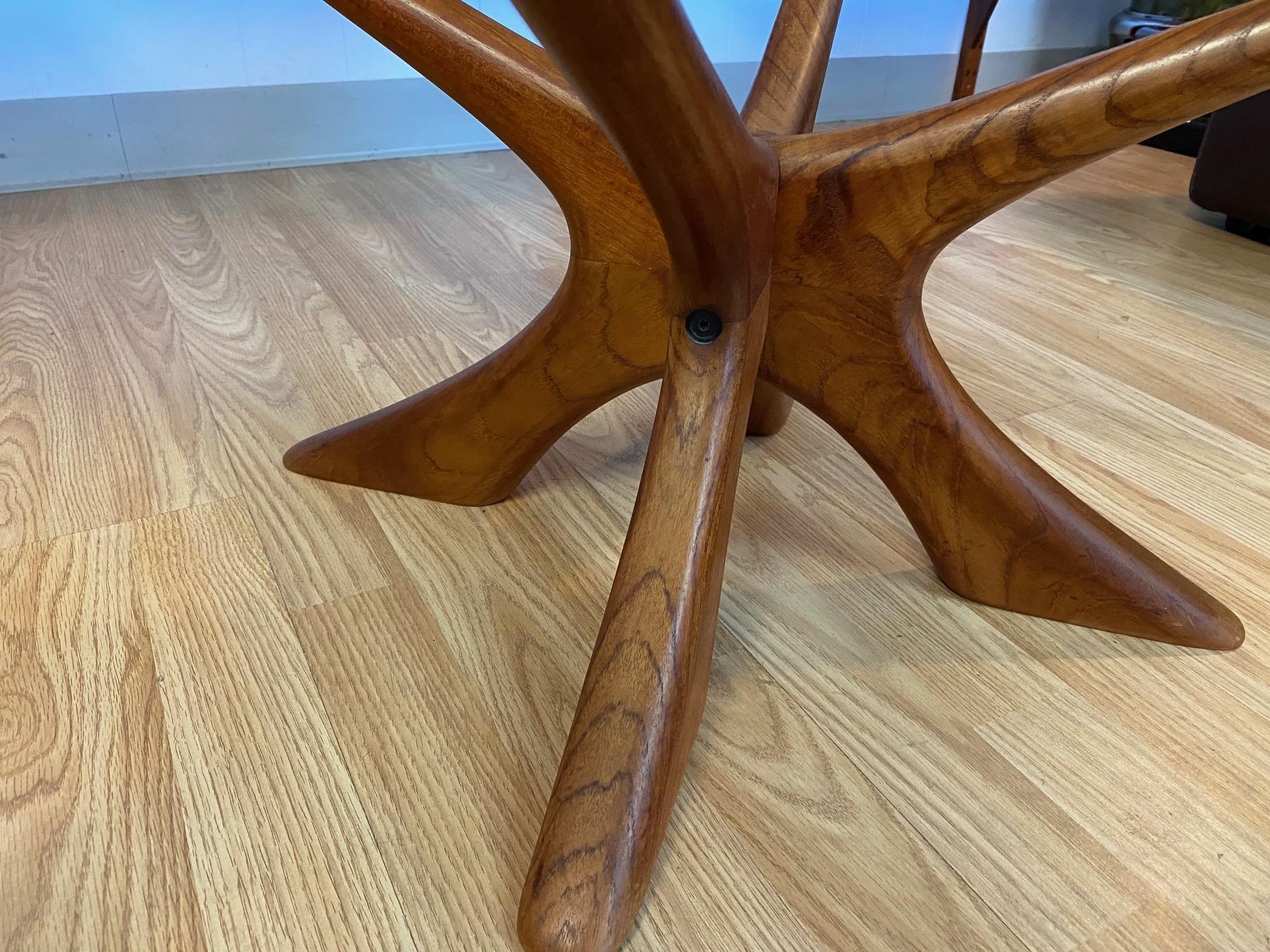 Scandinavian Modern Mid-Century Modern Wikkelso Teak Coffee Table