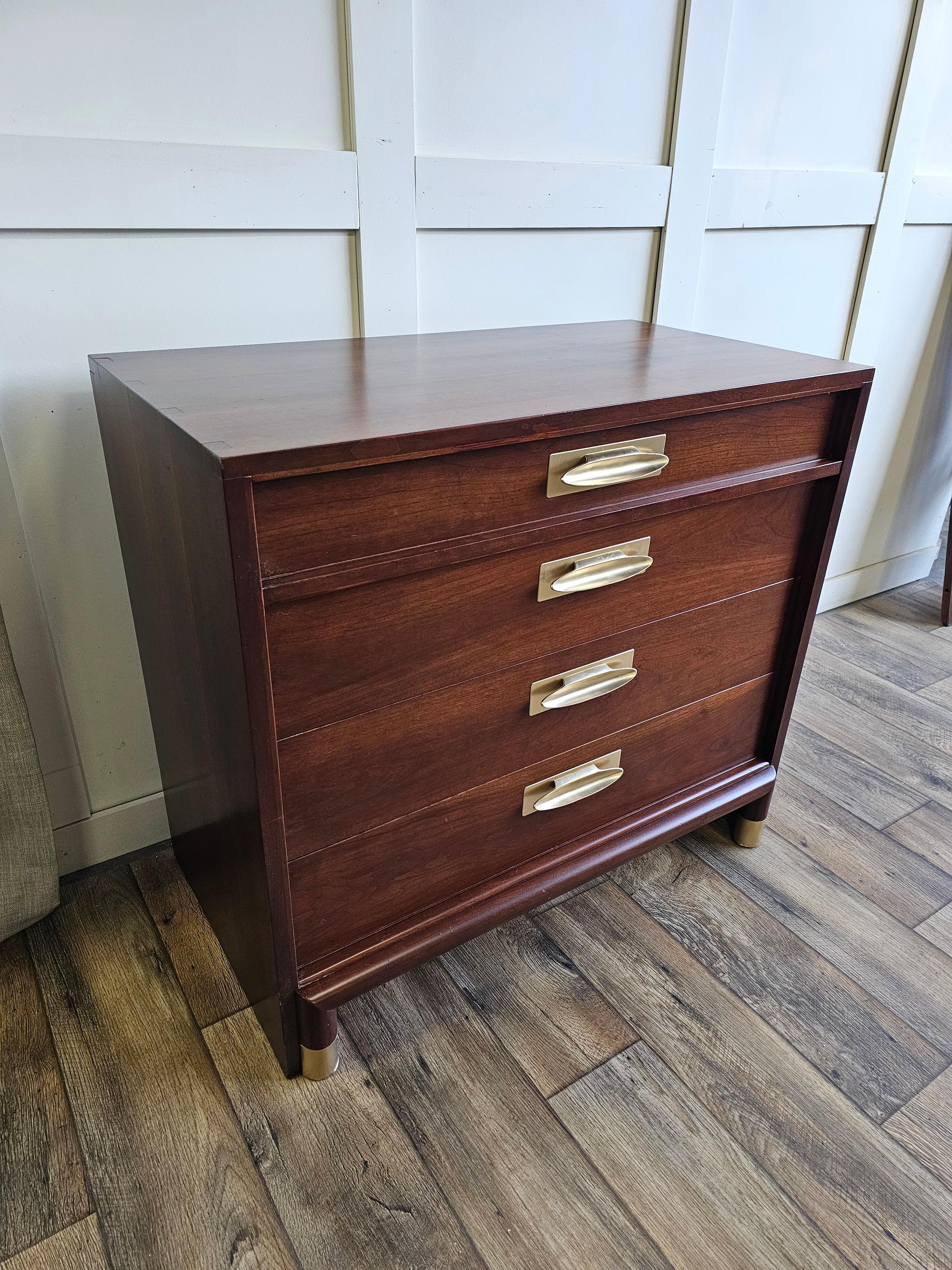 Mid-Century Modern Willett Furniture Trans-East Cherry Bachelors Chest 5
