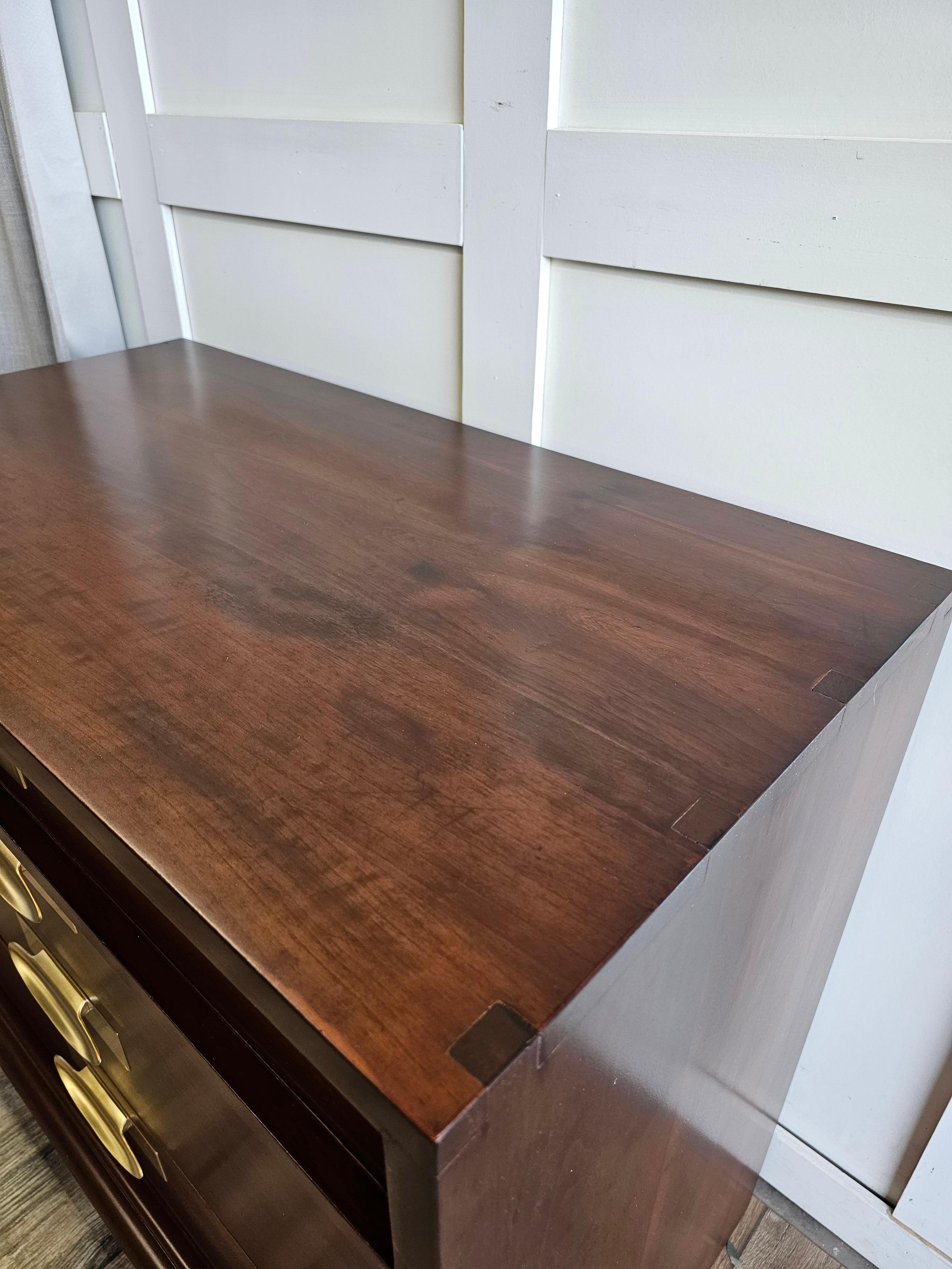 Mid-20th Century Mid-Century Modern Willett Furniture Trans-East Cherry Bachelors Chest