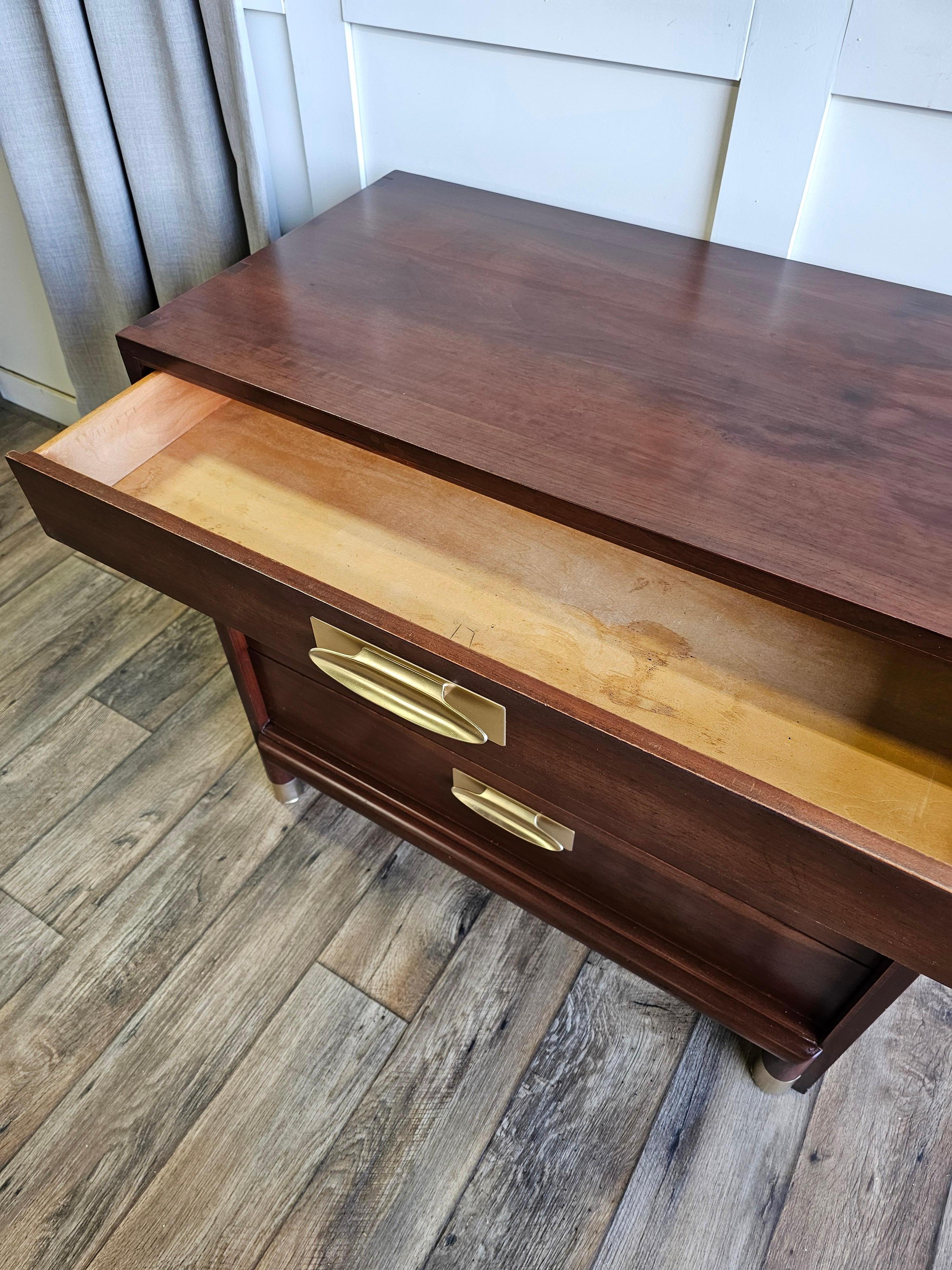 Mid-Century Modern Willett Furniture Trans-East Cherry Bachelors Chest 2