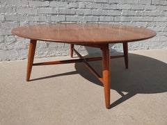 Mid Century Modern Willett Solid Cherry Coffee Table
