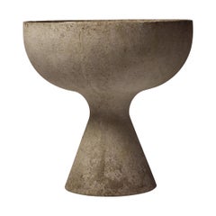 Mid-Century Modern Willy Guhl Hourglass Concrete Planter