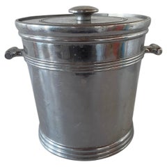 Mid-Century Modern Wilton-Columbia, Ice Bucket, Cast Pewter, Streamline Design