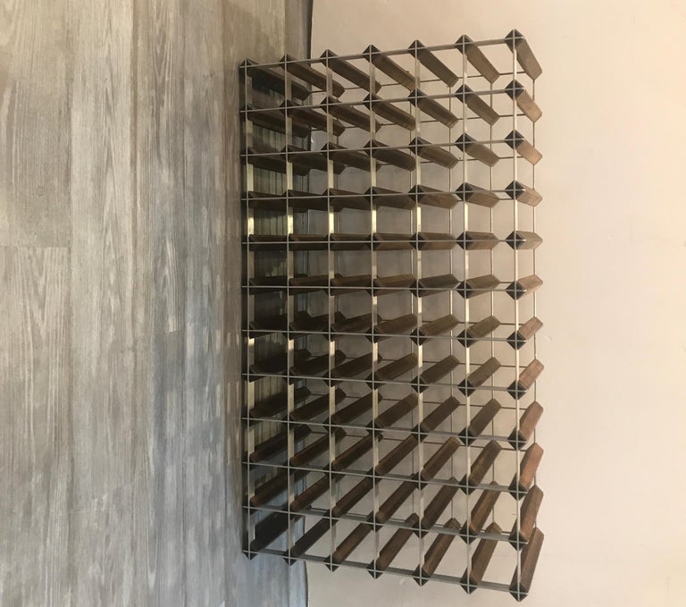 MidCentury Modern Wine Rack at 1stDibs vintage wine racks
