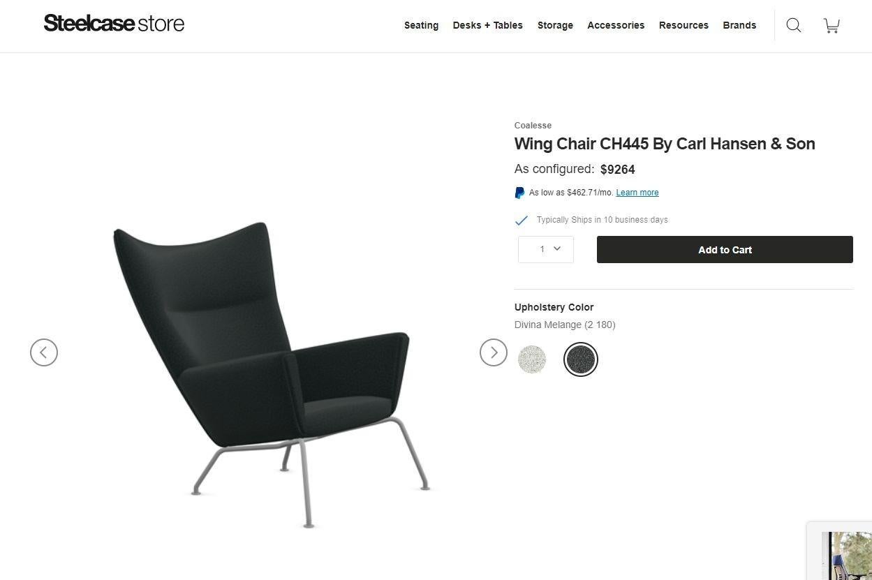 Mid-Century Modern Wing / Lounge Chair by Hans Wegner for Carl Hansen, Labeled For Sale 9