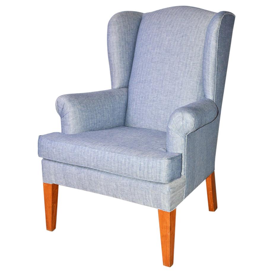 Mid-Century Modern Wingback Chair